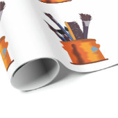 絵筆 ラッピングペーパー (ロールコーナー)