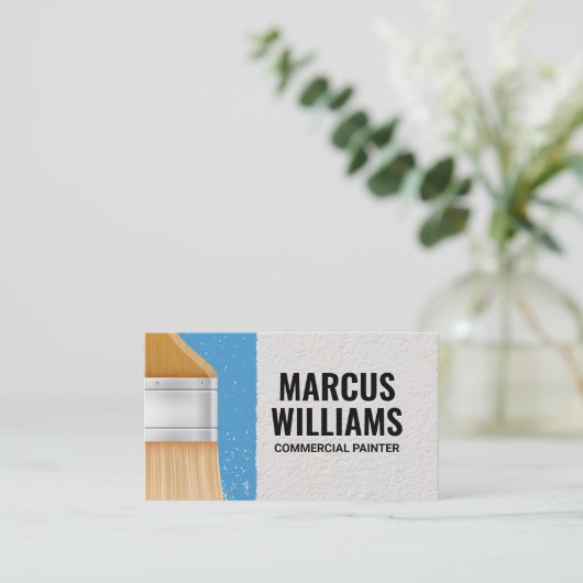 絵筆 |壁色彩の鮮やか 名刺 (スタンド正面)