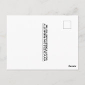 絵葉書のように座るパンダの子猫 ポストカード (裏面)