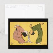 絵葉書 - 日本の浮世絵リボンリンボ??? ポストカード (正面/裏面)
