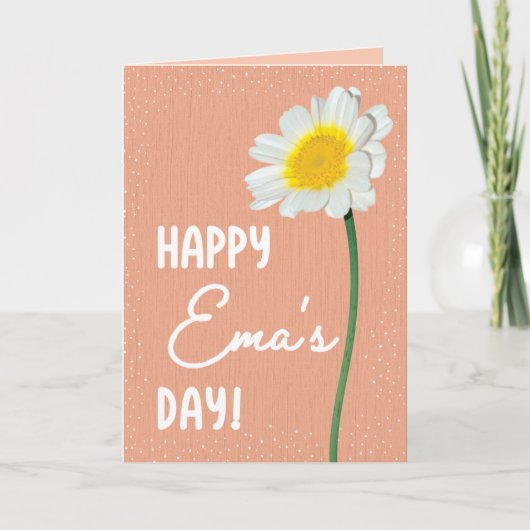 絵馬の母の日のカード カード (正面)