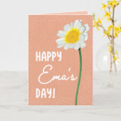 絵馬の母の日のカード カード (黄色い花)