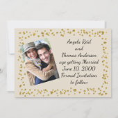 絵(え)文字(じ)の写真が日付を保存 招待状 (裏面)