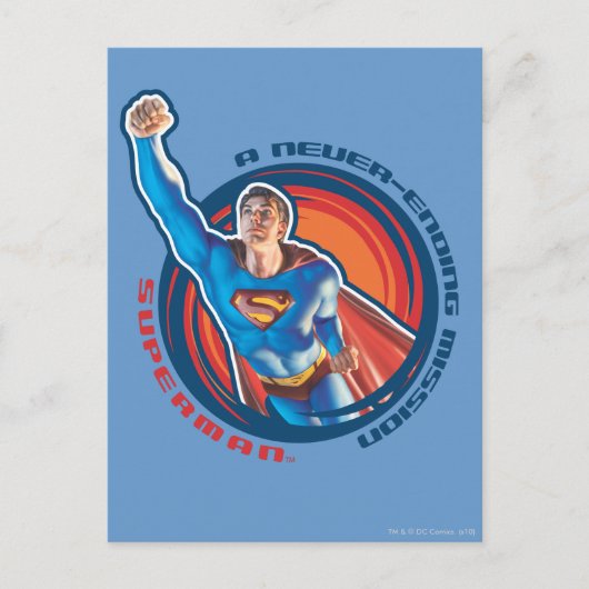 絶えすごい間ない任務を負う ポストカード (正面)