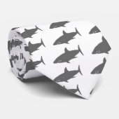 絶えず動いた鮫のタイ ネクタイ (ロール)