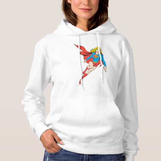 絶えず動いたSupergirl パーカ (正面)