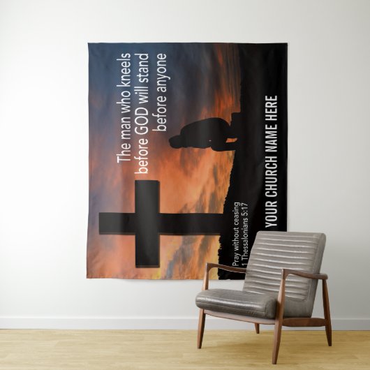 絶えず祈りなさい キリスト教 教会 壁画 タペストリー (インサイチュ)