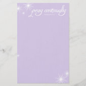絶えず静止した祈って下さい 便箋 (正面)