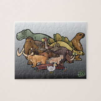 絶えた動物-ジグソーパズル ジグソーパズル