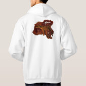 絶えた永遠-フクロオオカミかタスマニアトラ パーカ (裏面)