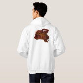 絶えた永遠-フクロオオカミかタスマニアトラ パーカ (裏面フル)