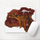 絶えた永遠-フクロオオカミかタスマニアトラ マウスパッド (マウス)