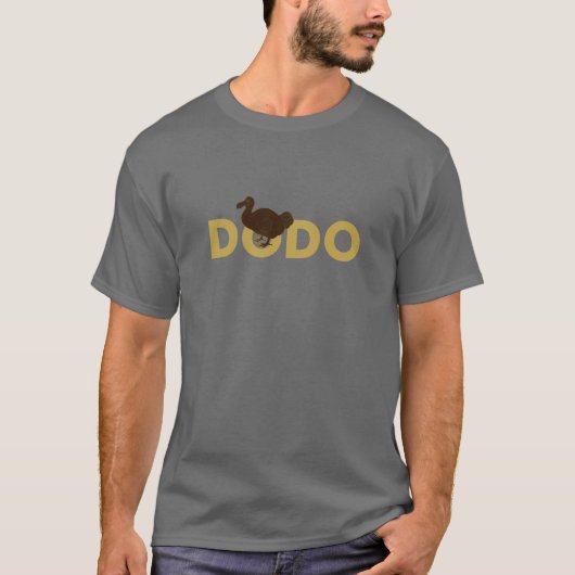 絶えた種: ドードー Tシャツ (正面)