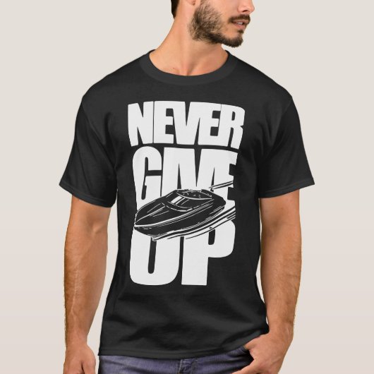 絶え与え間ないパワーボート Tシャツ (正面)
