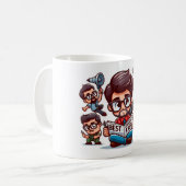 絶え最高の間ない報道 コーヒーマグカップ (正面左)