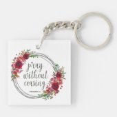 絶え祈ずに キーホルダー (裏面)