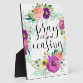 絶え祈ずに フォトプラーク (側面)