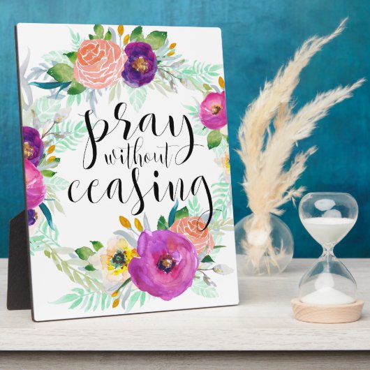 絶え祈ずに フォトプラーク (側面)