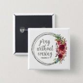 絶え祈ずに 缶バッジ (正面&裏面)