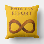 絶え間ない努力：忍耐の力 クッション (裏面)
