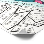 絶保続（不安） 11x14 ポスター (角)