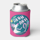 絶叫おもしろいポッサムと花 缶クーラー (缶正面)