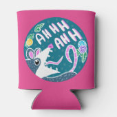 絶叫おもしろいポッサムと花 缶クーラー (裏面)