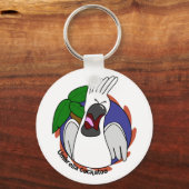 絶叫の傘コカトキーチェーン キーホルダー (正面)