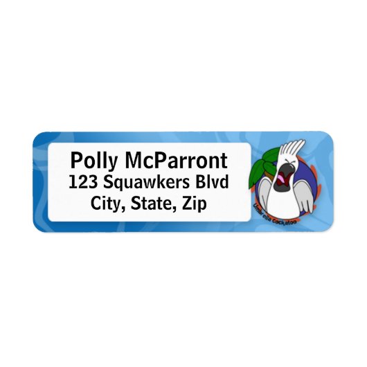 絶叫の傘 ラベル (正面)