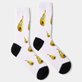 絶叫の梨のクルー靴下 ソックス (右)