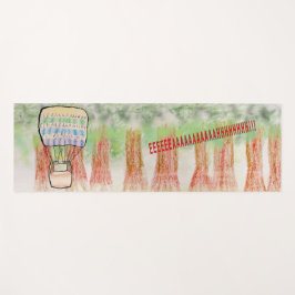 絶叫の熱気球 ヨガマット