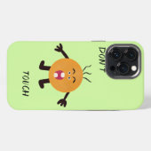 絶叫オレンジ色の男 iPhoneケース (裏面横)