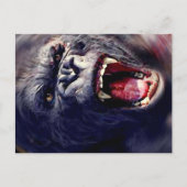 絶叫ゴリラ ポストカード (正面)