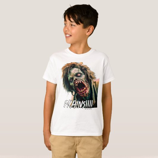 絶叫ゾンビ Tシャツ (正面フル)