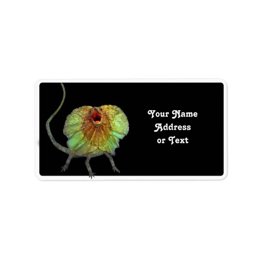 絶叫トカゲ ラベル (正面)