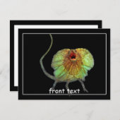 絶叫トカゲ 招待状 (正面/裏面)