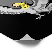 絶叫パロットバーブミームおもしろいT-レックスコッカティエル ポスター (角)