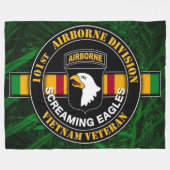 絶叫ワシ フリースブランケット (正面(横))