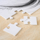 絶叫怒女鉛筆スケッチアート ジグソーパズル (側面)