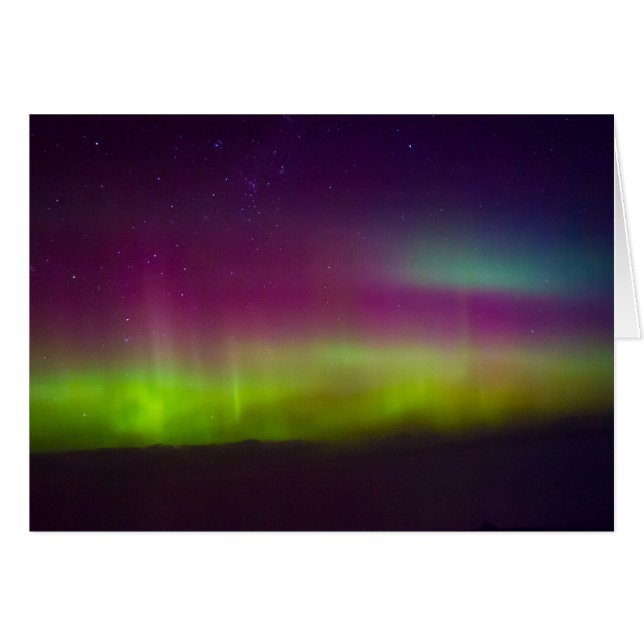 絶壁の丘のオーロラ (正面横)