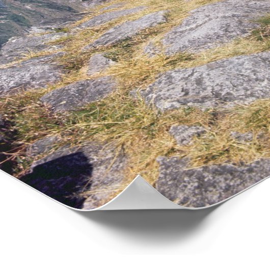 絶壁の景色 ポスター (角)