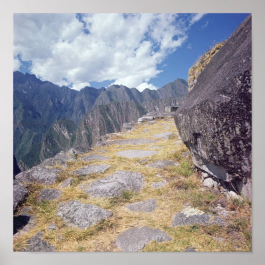 絶壁の景色 ポスター (正面)