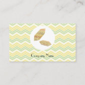 絶好のチャンスミニマルエレガント 名刺 (裏面)