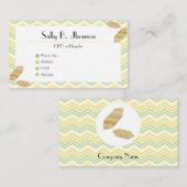 絶好のチャンスミニマルエレガント 名刺 (正面/裏面)