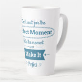 絶好の瞬間を作る カフェラテマグ (右アングル)