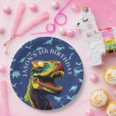 絶好の絶好の時が待ち構えている恐竜 ペーパープレート (パーティー)