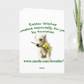 絶妙だ!イースターライリー&木製クロスカード シーズンカード (裏面)