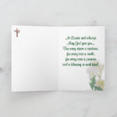 絶妙だ!イースターライリー&木製クロスカード シーズンカード (内部)