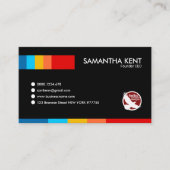 絶妙で威厳のあるで黒い創設者CEO 名刺 (正面)