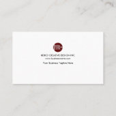 絶妙で黄色い特大名前CEO 名刺 (裏面)